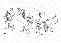 F-9 FRONT BRAKE CALIPER (CBR600RR7 / 8)