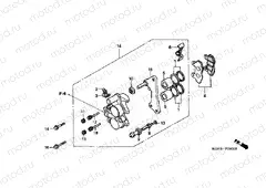 F-9 FRONT BRAKE CALIPER (FS1251 / 2)