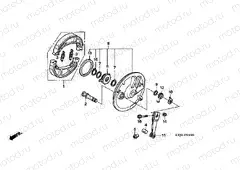 F-9 FRONT BRAKE PANEL