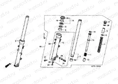F-9 FRONT FORK (XL1000V)