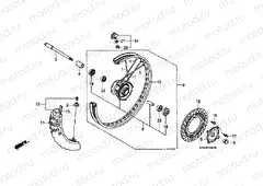 F-9 FRONT WHEEL