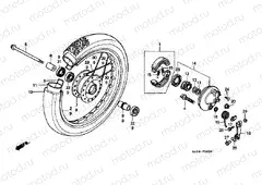 F-9 FRONT WHEEL (SH50P / S)