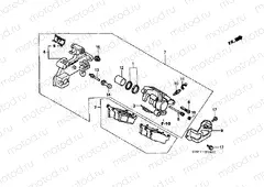 F-9 REAR BRAKE CALIPER