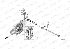 F-9 REAR BRAKE PANEL
