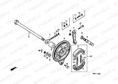 F-9 REAR BRAKE PANEL