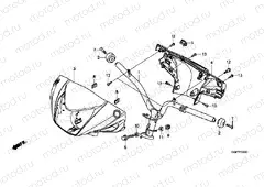 F-9 TIE ROD TUBE / HANDLE COVER (NSC50 / MPD / WH)
