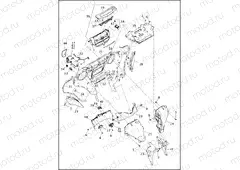 FAIRING, INNER - FLHTCU,FLHTCUL,FLHTK,FLHTKL,FLHX AND FLHXS (2 OF 2)