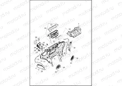 FAIRING, INNER - FLHTK, FLHX, FLHXS AND FLHXST (1 OF 3)