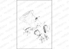 FAIRING, INNER - FLHTP (2 OF 2)