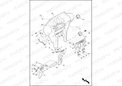 FAIRING, INNER - FLHTP