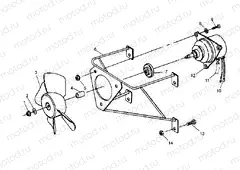 FAN ASSEMBLY 2X4 300 W957530 (4930053005A011) | FAN ASSEMBLY 2X4 300 W957530 (4930053005A011)