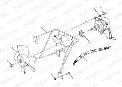 FAN MOTOR 250 4x4 / W928127 (4922872287D006) | FAN MOTOR 250 4x4 / W928127 (4922872287D006)