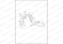 FENDER, FRONT, XG750A