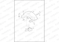 FENDER, REAR