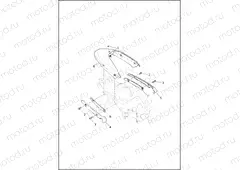 FENDER, REAR, XG500, XG750