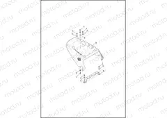 FENDER, REAR, XG750A