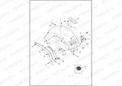FENDERS AND SUPPORTS, REAR - FLSTF, FLSTFB AND FLSTFBS