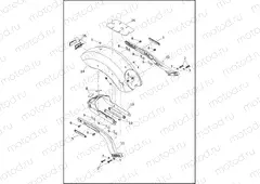FENDERS AND SUPPORTS, REAR - FXBBS, FXST
