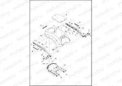 FENDERS AND SUPPORTS, REAR - FXBR