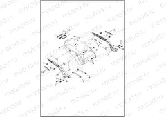 FENDERS AND SUPPORTS, REAR - FXFB, FXFBS