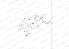 FENDERS AND SUPPORTS, REAR - FXLR