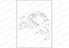 FENDERS, REAR - 883L/R/1200C/CA/CB/CP (ALL), 883N/1200V/X (CANADA ONLY)
