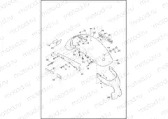 FENDERS, REAR - 883L/R/1200C/CA/CB/CP (ALL), 883N/1200V/X (CANADA ONLY)