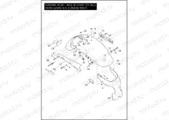 FENDERS, REAR - 883L/R/1200C/CP (ALL), 883N/1200N/V/X (CANADA ONLY)