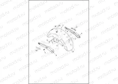 FENDERS, REAR - FXDL