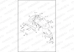 FENDERS, REAR - XL883L