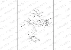 FENDERS & SUPPORTS, REAR - FLS