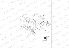 FENDERS & SUPPORTS, REAR - FLSTC (1 OF 2)