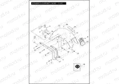 FENDERS & SUPPORTS, REAR - FLSTC