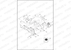 FENDERS & SUPPORTS, REAR - FLSTC
