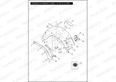 FENDERS & SUPPORTS, REAR - FLSTF & FLSTFB