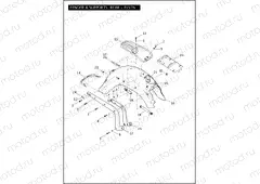 FENDERS & SUPPORTS, REAR - FLSTN