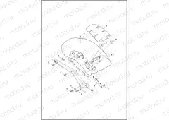 FENDERS & SUPPORTS, REAR - FXSB