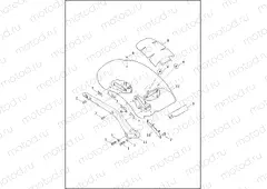 FENDERS & SUPPORTS, REAR - FXSB