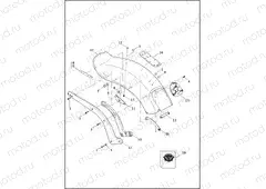 FENDERS & SUPPORTS, REAR - FXST