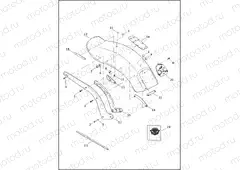 FENDERS & SUPPORTS, REAR - FXST