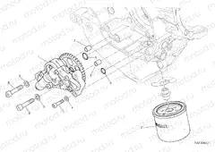 FILTERS AND OIL PUMP [MOD:M 1200]