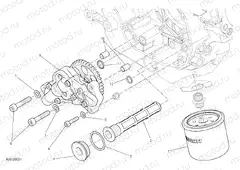 FILTERS AND OIL PUMP [MOD:SCR800CR]