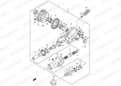 FINAL BEVEL GEAR (REAR)(MODEL K4/K5/K6/K7)