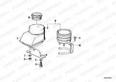 Fluid container rear