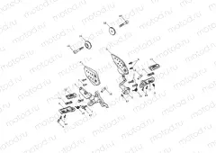 Foot Controls - Single Seat