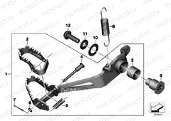 FOOTBRAKE LEVER, ADJUSTABLE