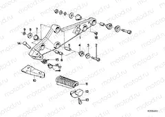 Footpeg plate/Front footpeg