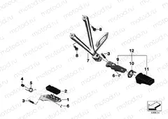 FOOTREST ASSEMBLY, LEFT