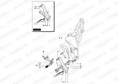 Footrest Assembly Left
