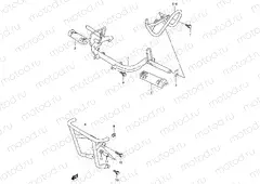 FOOTREST (MODEL K2/K3/K4/K5/K6 P3)